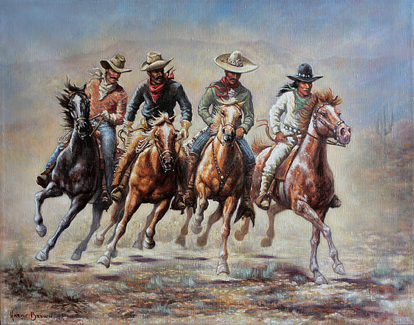 The Cowboys by Harvie Brown The Cowboys by Harvie Brown